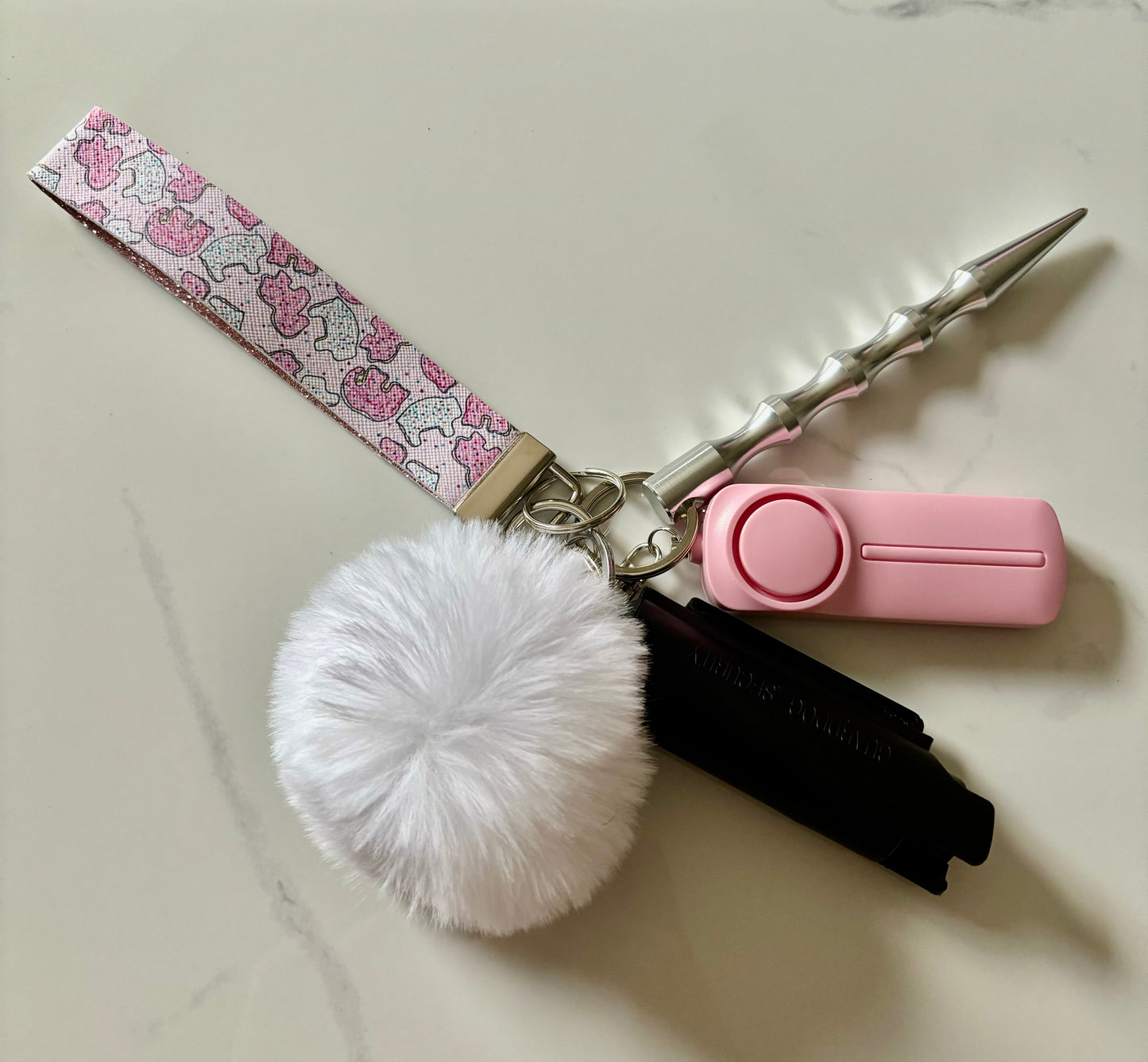 Animal Cookie Handmade Safety Keychain