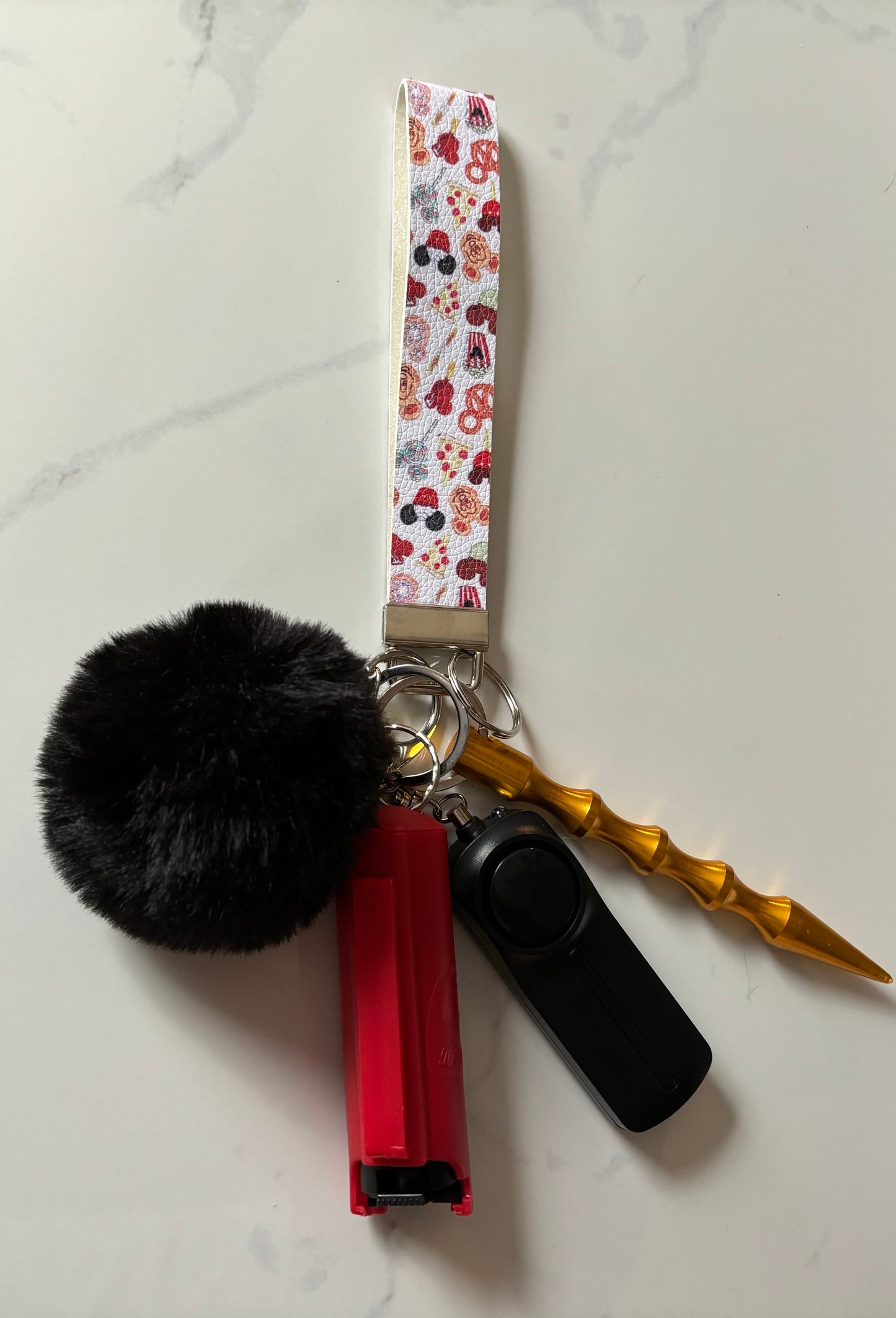 Disney Snacks Handmade Safety Keychain